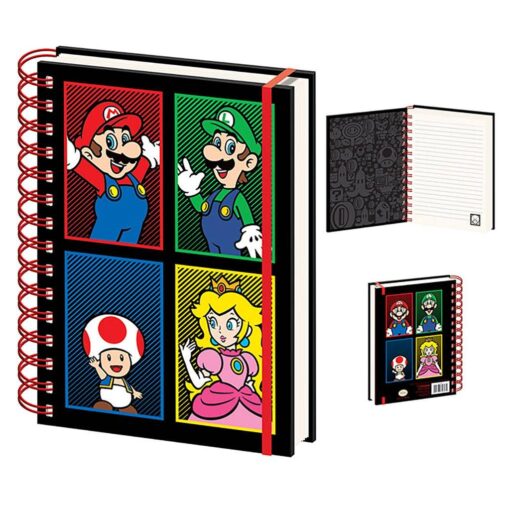 Super Mario (4 Colour) A5
