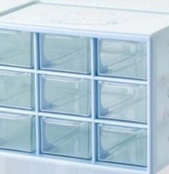 9 Drawer Sanrio Storage Desk Organizer Mini Chest