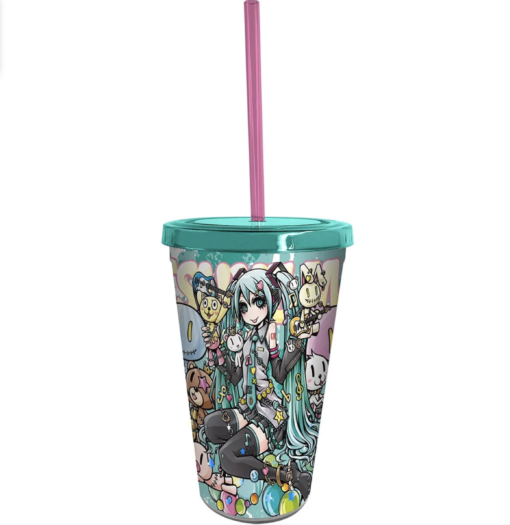 Hatsune Miku Band 16 oz Plastic Tumbler