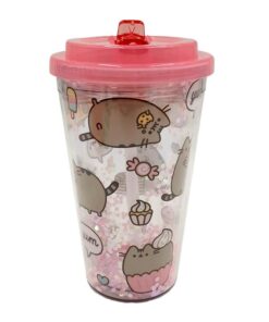 Shatterproof Pusheen Foodie Double Walled Cup & Straw