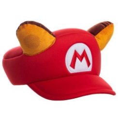 Super Mario Raccoon Tanooki Cosplay Hat