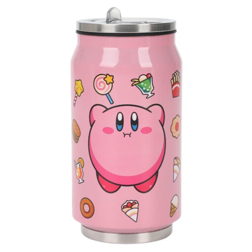KIRBY JUNK FOOD STAINLESS STEEL TRAVEL SODA CAN