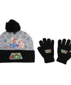 SUPER MARIO YOUTH BEANIE & GLOVES COMBO