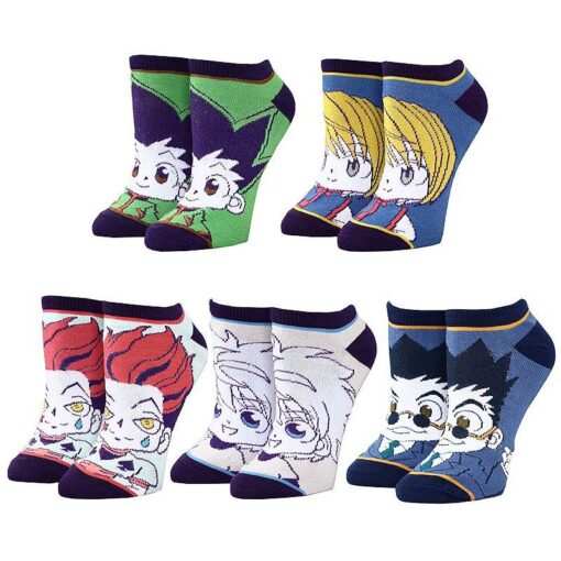 Hunter x Hunter Chibi Socks 5 pack