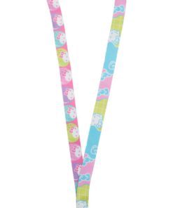 Hello kitty strawberry milk lanyard