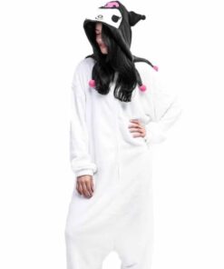 Kuromi Cosplay Union Suit Pajama Onsie