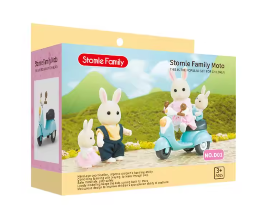 Tiny Paw Critter Family Moto (NO.D01)