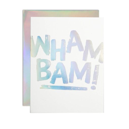 The Social Type - Wham Bam! Holla-Gram Thank You Card