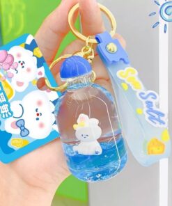 Bubble Bear Liquid Keychains
