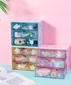 Cinnamoroll, My Melody, Pompompurin, Character 3 Drawer Desk Storage Organizer