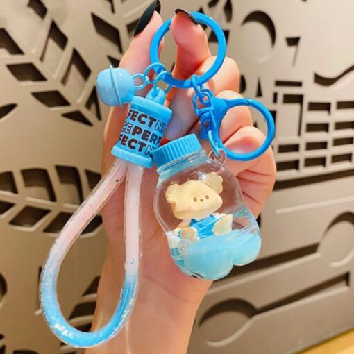 Kawaii Liquid Filled Bear Keychains
