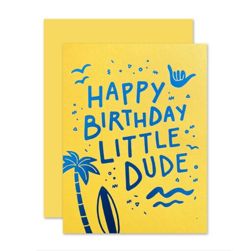 The Social Type - Little Dude Birthday Card