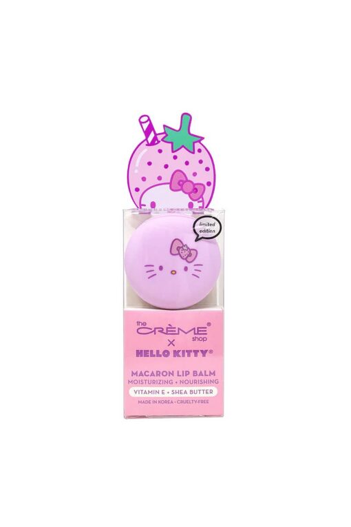 The Crème Shop X Hello Kitty Strawberry Macaron Lip Balm