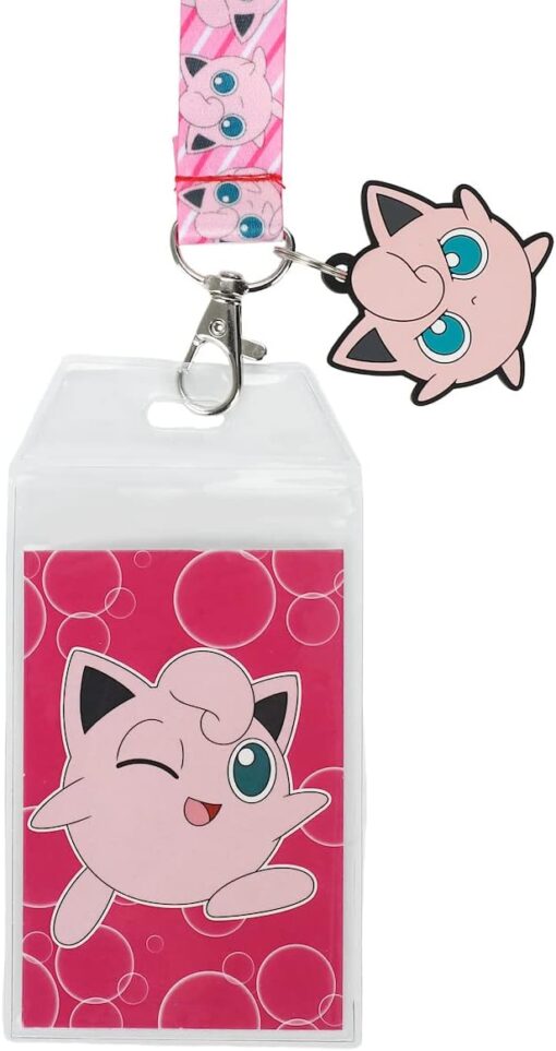 Jigglypuff Lanyard with Card Holder