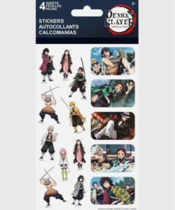 Demon Slayer Sticker Pack 4 Sheets