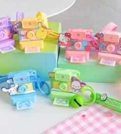 Polaroid Camera Sanrio Characters Keychains Cinnamoroll, My Melody and More!
