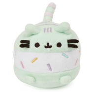 Ice Cream Sandwich Pusheen Sweet Dessert Squishy Plush Stuffed Animal Cat for Ages 8 and up, Mint and White