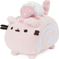 Roll Cake Pusheen Sweet Dessert Squishy Plush Stuffed Animal Cat - Pink and Purple