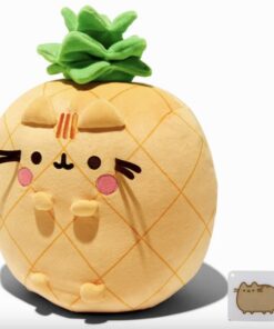 Pusheen Pineapple Scented Squisheen Plush, Squishy Toy Stuffed Animal for Ages 8 and up, Yellow