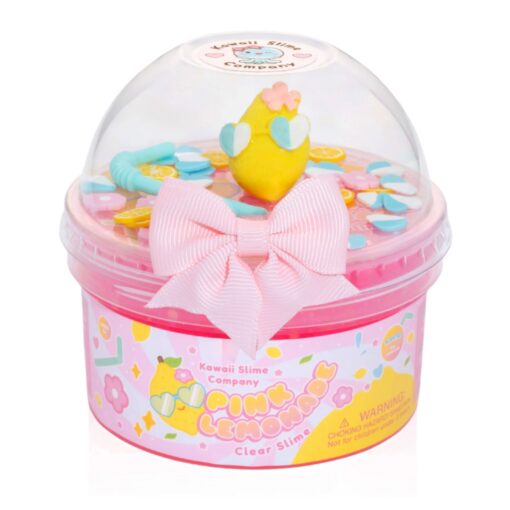 Pink Lemonade Clear Slime (Kawaii Slime Company)