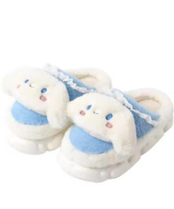 Cinnamoroll Plush Doll Frilly Accent Slippers