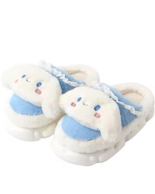 Cinnamoroll Plush Doll Frilly Accent Slippers