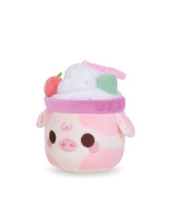 Mini Strawberry Mooshake Plush Clip