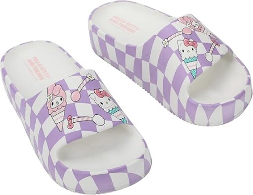 Hello Kitty & My Melody Ice Cream Cones Women’s Slide Sandals