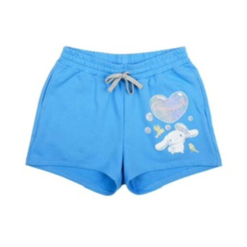 Cinnamoroll Heart Women’s Blue Sweat Shorts