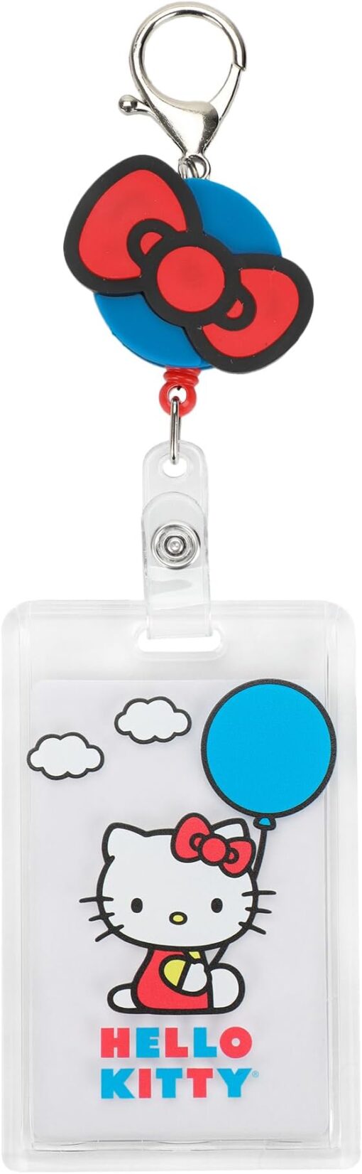 Hello Kitty Red Bow Retractable Lanyard