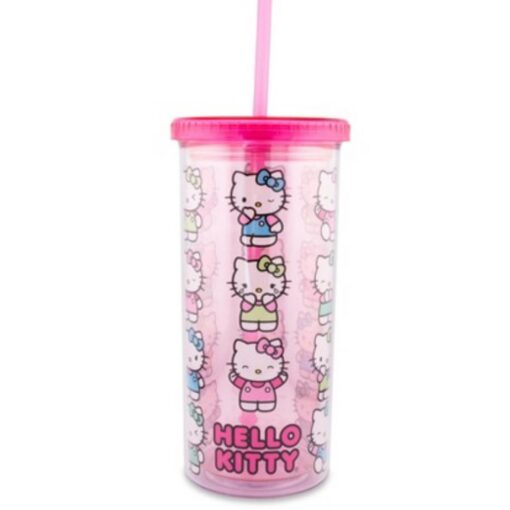 Hello Kitty AOP Pink Tumbler