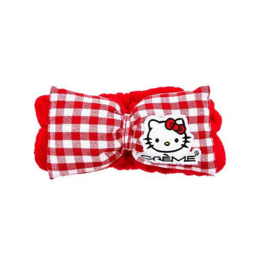 The Crème Shop x Hello Kitty Plush Spa Headband, Headband for Washing Face, Skincare Headbands