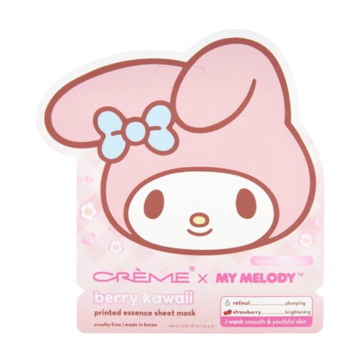 The Creme Shop x My Melody Berry Kawaii Printed Essence Sheet Mask