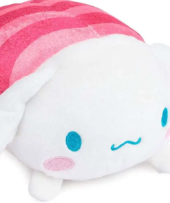 Sanrio Cinnamoroll Sashimi Plush, Premium Stuffed Animal for Ages 1 and up, Pink/White