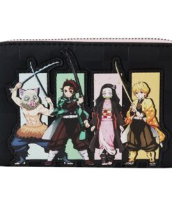 Loungefly Aniplex Demon Slayer Group Zip-Around Wallet