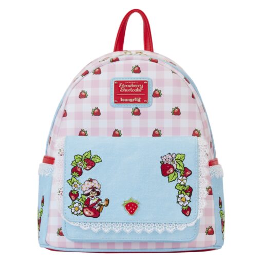 Strawberry Shortcake Denim Pocket Loungefly Mini-Backpack