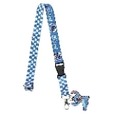 Stitch 22 Inch Blue & White Checkered Lanyard