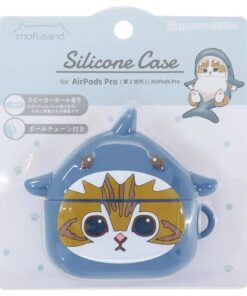 Mofusand Cat Shark Silicone AirPods Case