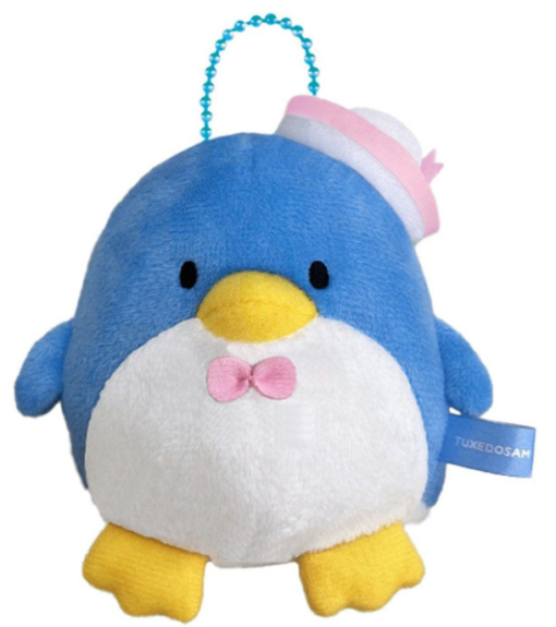 Sanrio Tuxedo Sam Keychain Plush