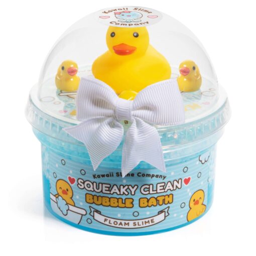 Squeaky Clean Bubble Bath Floam Slime (Kawaii Slime Company)