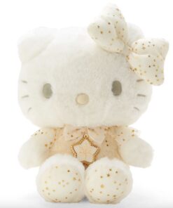 Sanrio Characters Gold Star Plush, Hello Kitty, Pochacco, Pompompurin