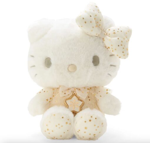 Sanrio Characters Gold Star Plush, Hello Kitty, Pochacco, Pompompurin