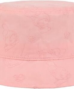 My Melody Line Art Adult Pink Bucket Hat