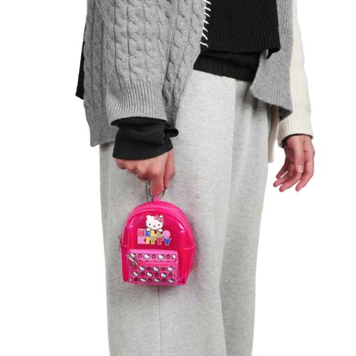 Hello Kitty Clear Backpack Mini Keychain