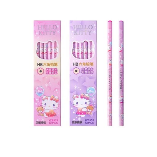 Sanrio Hello Kitty HB Pencils Hexagonal Pencil (Box of 12)