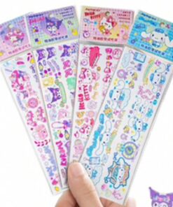 Sanrio Characters School Girl Sticker Sheet