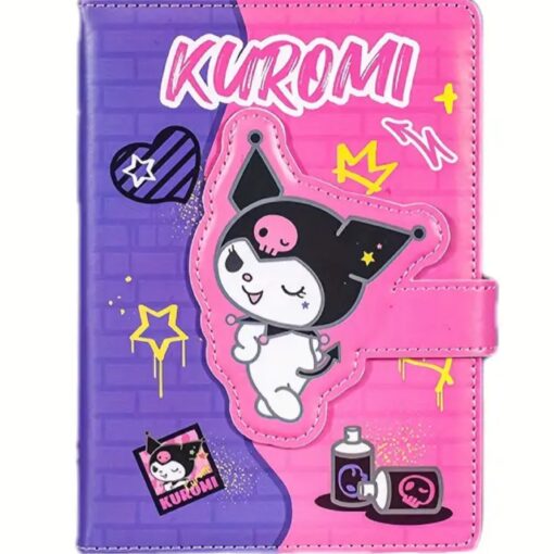Kuromi Notebook with Magnetic Lock