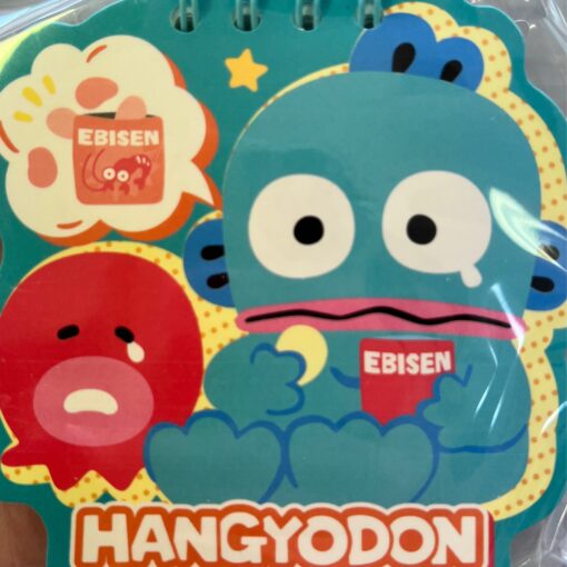 Hangyodon Mini Spiral Notepad with Charm