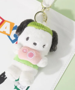 Pochacco With Camera Mascot Keychain