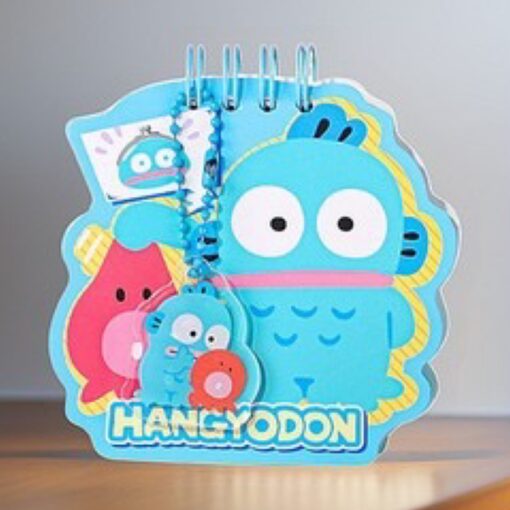 Hangyodon Mini Spiral Notepad With Blue Charm